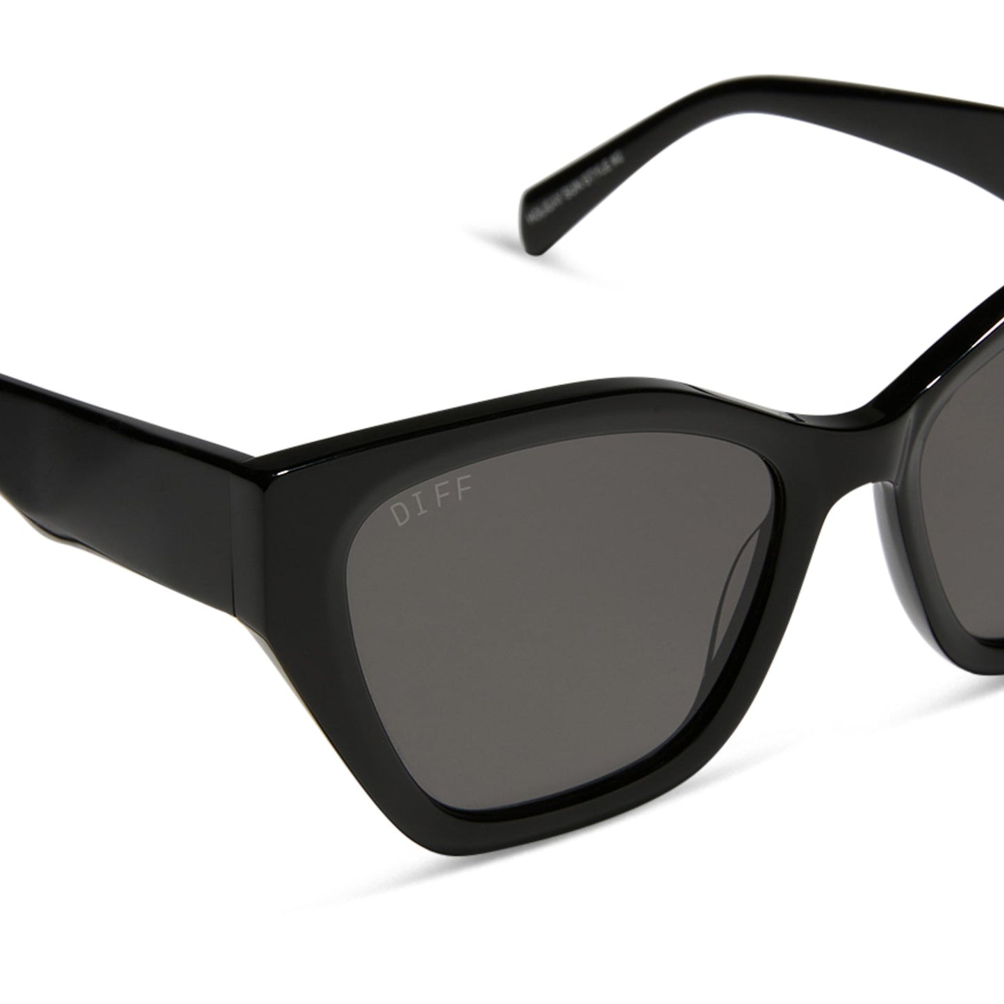 EVIE - BLACK + GREY + POLARIZED SUNGLASSES