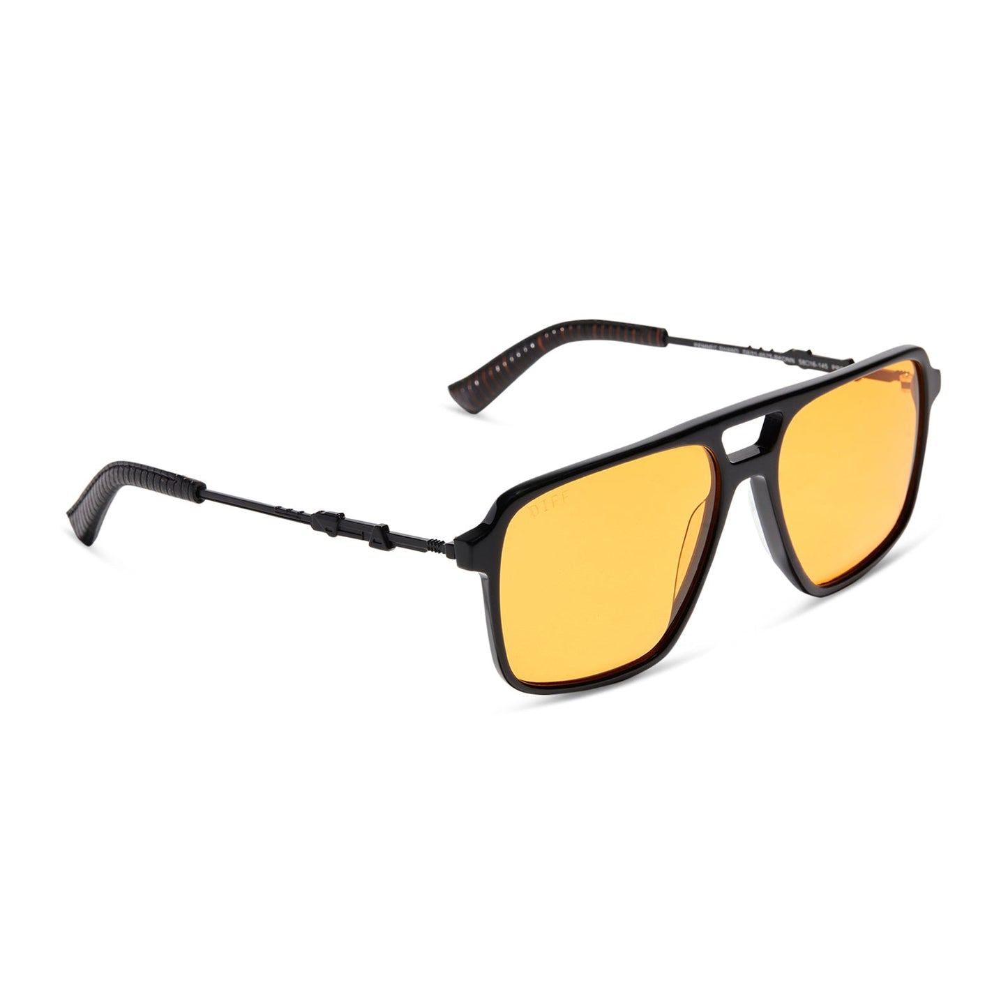 FENNEC SHAND™ - BLACK + ORANGE SUNGLASSES