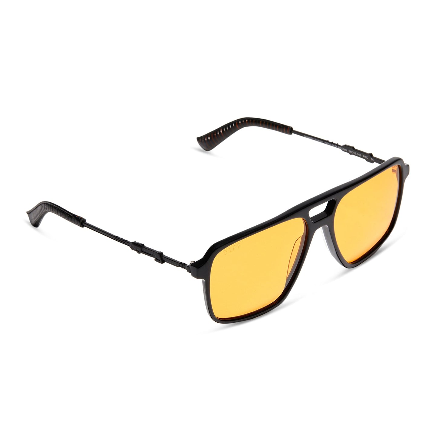 FENNEC SHAND™ - BLACK + ORANGE SUNGLASSES