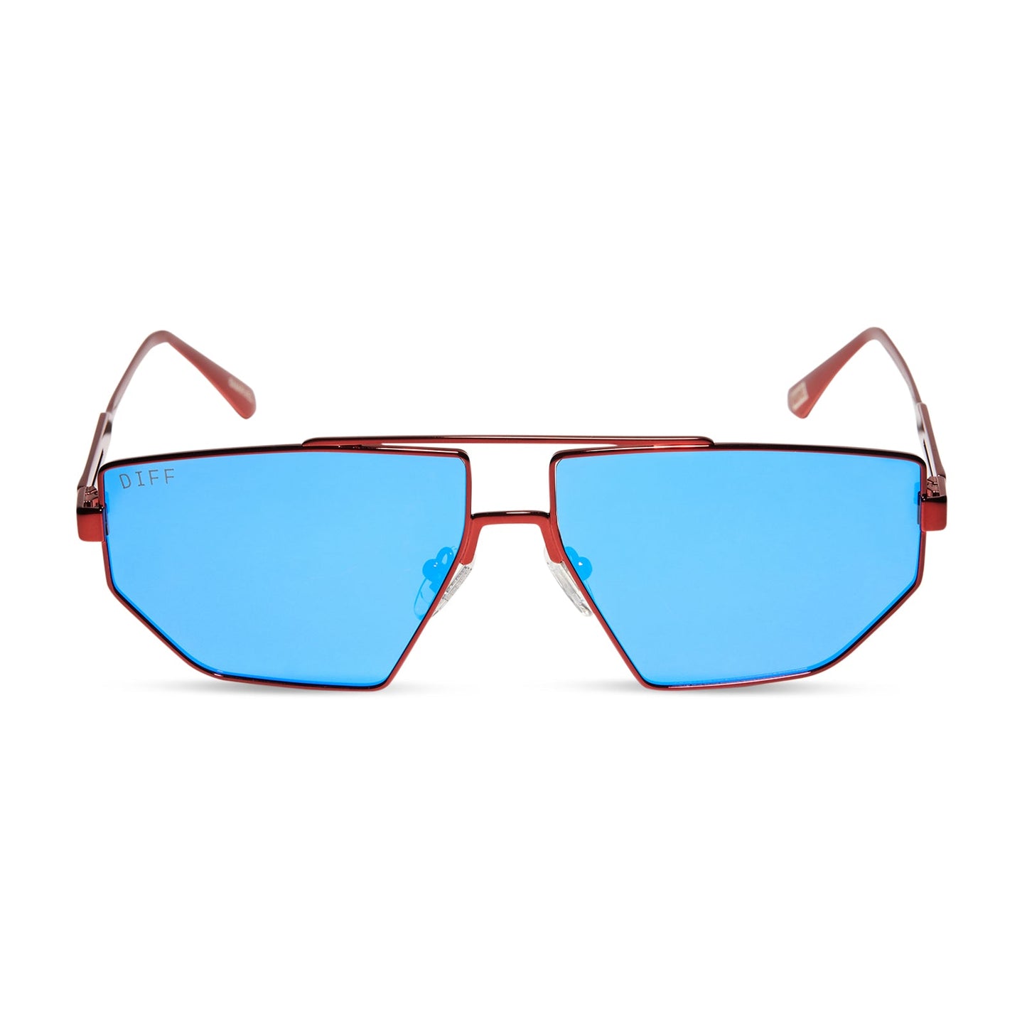 GALACTIC HEROES - METALLIC GALACTIC RED + SPACE BLUE MIRROR + POLARIZED SUNGLASSES