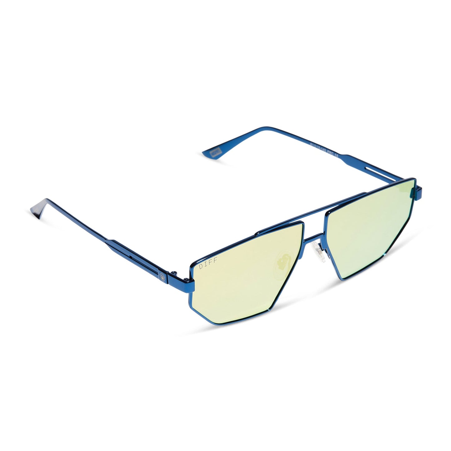 GALACTIC HEROES - METALLIC SOLAR BLUE + GALACTIC GOLD MIRROR + POLARIZED SUNGLASSES