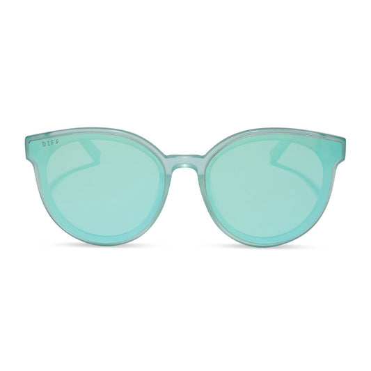 GEMMA - AQUATIC AWE + AQUATIC AWE MIRROR SUNGLASSES