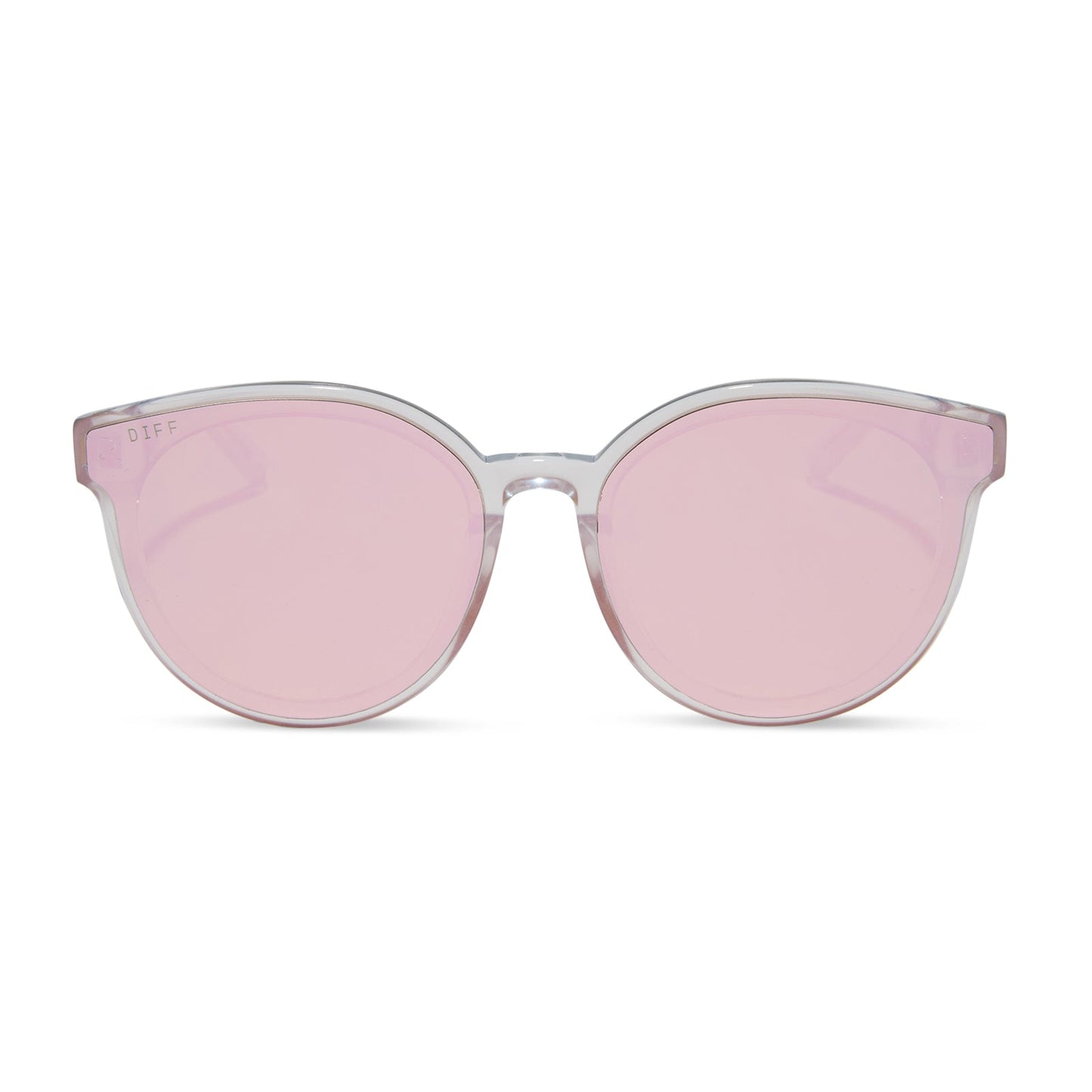 GEMMA - OPALESCENT PINK + CHERRY BLOSSOM MIRROR SUNGLASSES