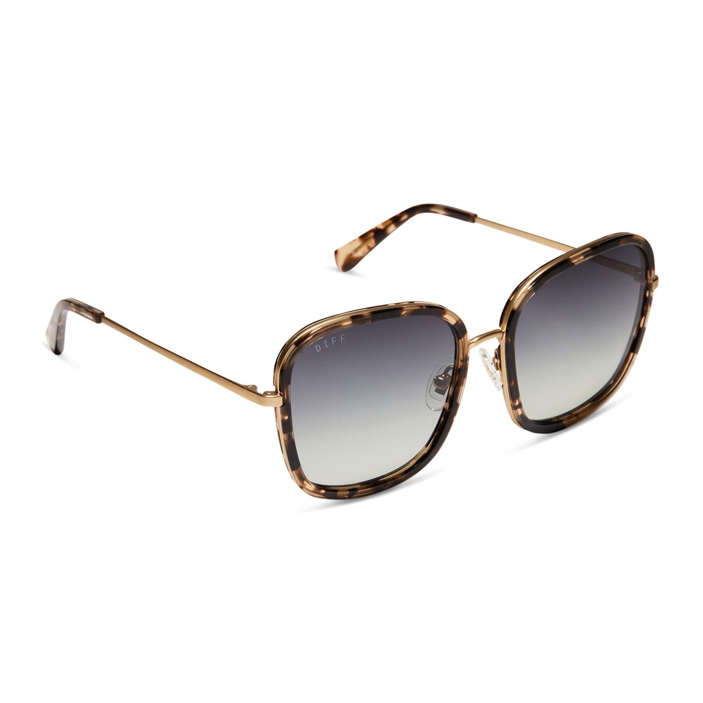 GENEVIVE - ESPRESSO TORTOISE + GREY GRADIENT SUNGLASSES