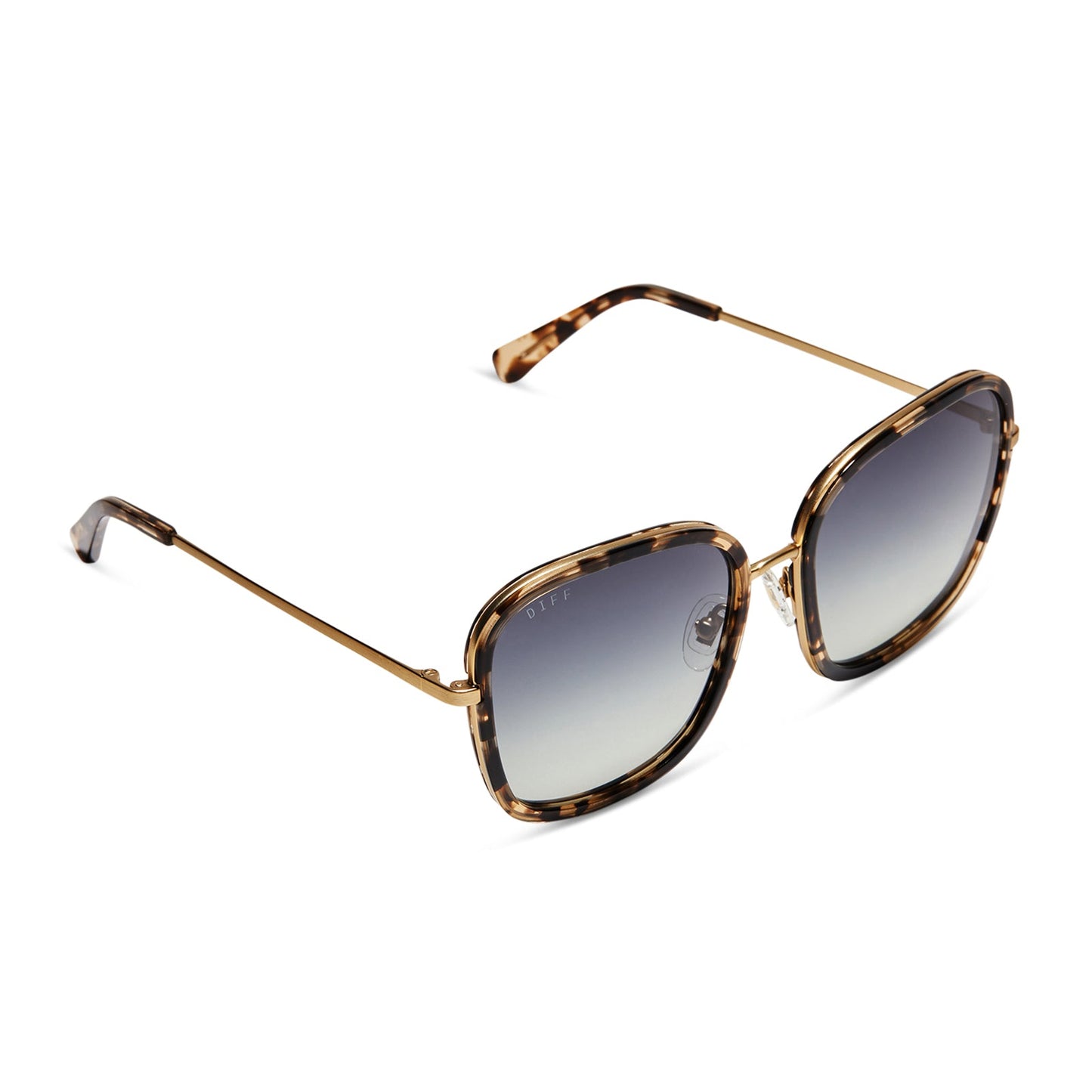 GENEVIVE - ESPRESSO TORTOISE + GREY GRADIENT SUNGLASSES