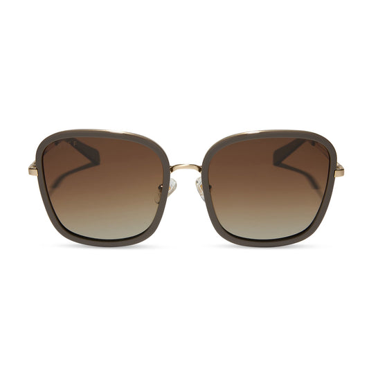 GENEVIVE - LONDON STONE + TRUFFLE GRADIENT + POLARIZED SUNGLASSES