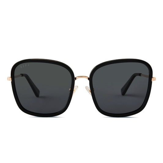 GENEVIVE - GOLD + GREY SUNGLASSES