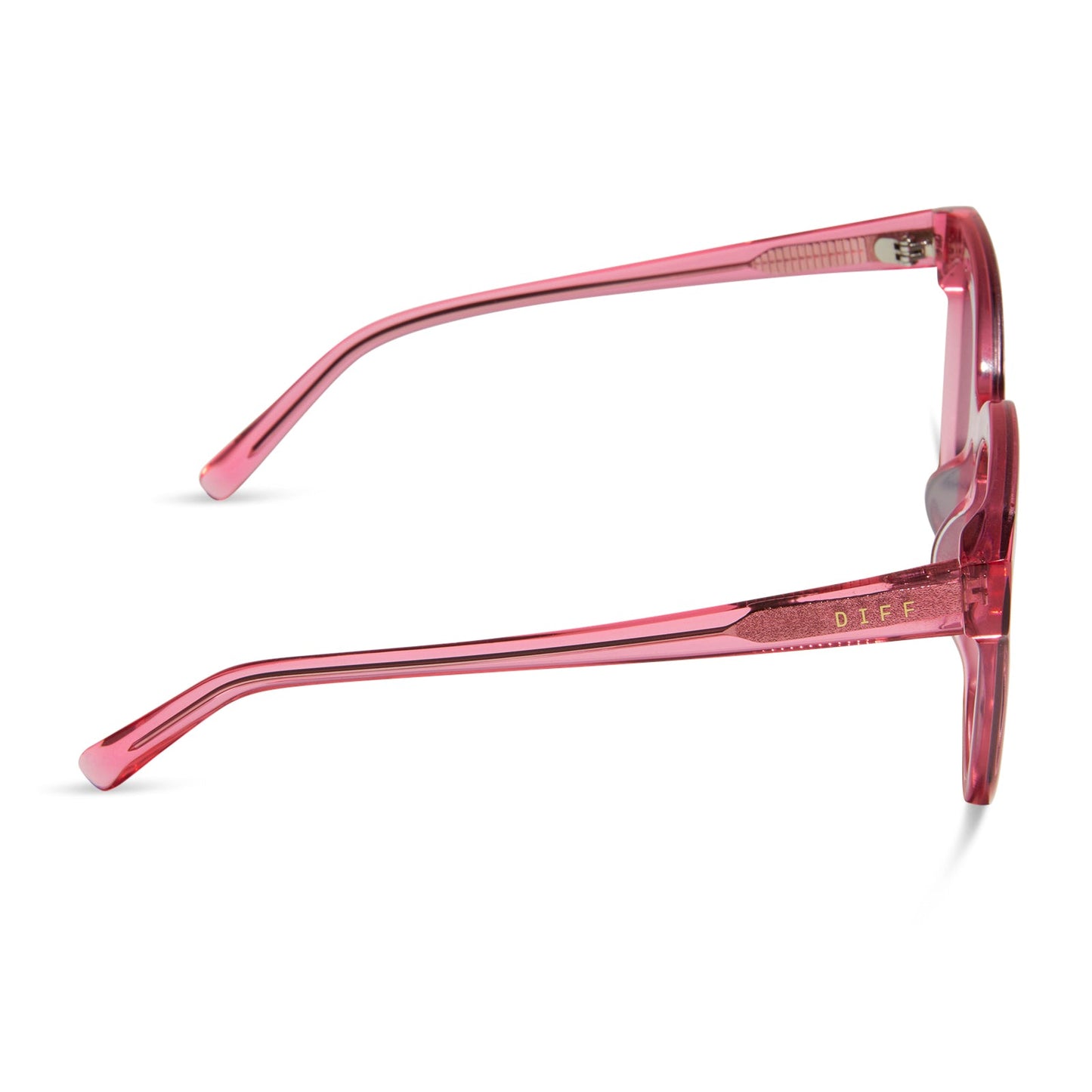 GIA - CANDY PINK CRYSTAL + PINK RUSH MIRROR SUNGLASSES