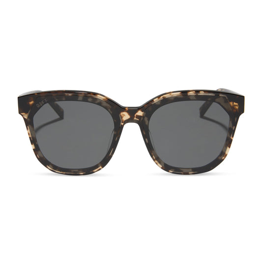 GIA - ESPRESSO TORTOISE + GREY SUNGLASSES