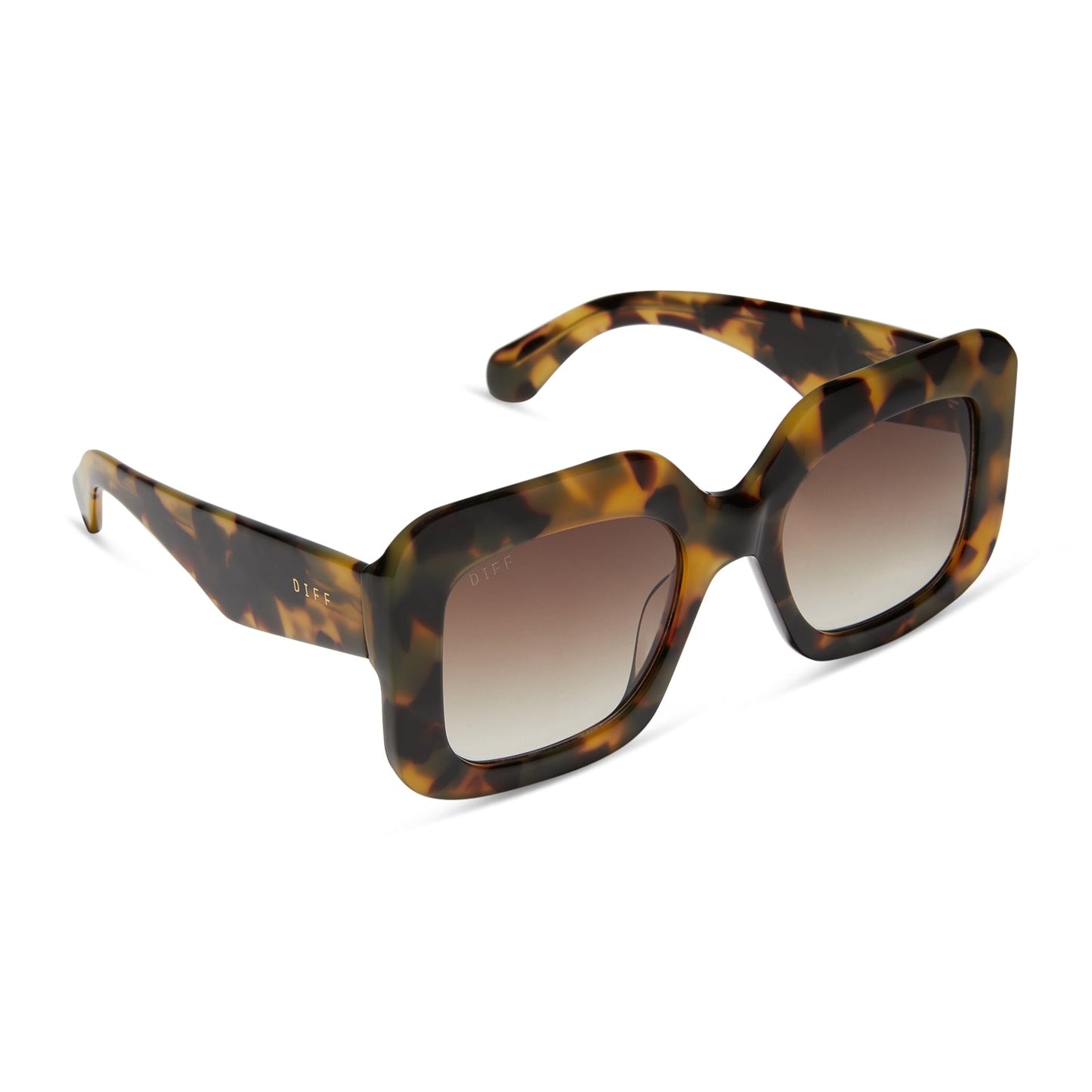 GIADA - BROWN KOMBU + BROWN GRADIENT + POLARIZED SUNGLASSES