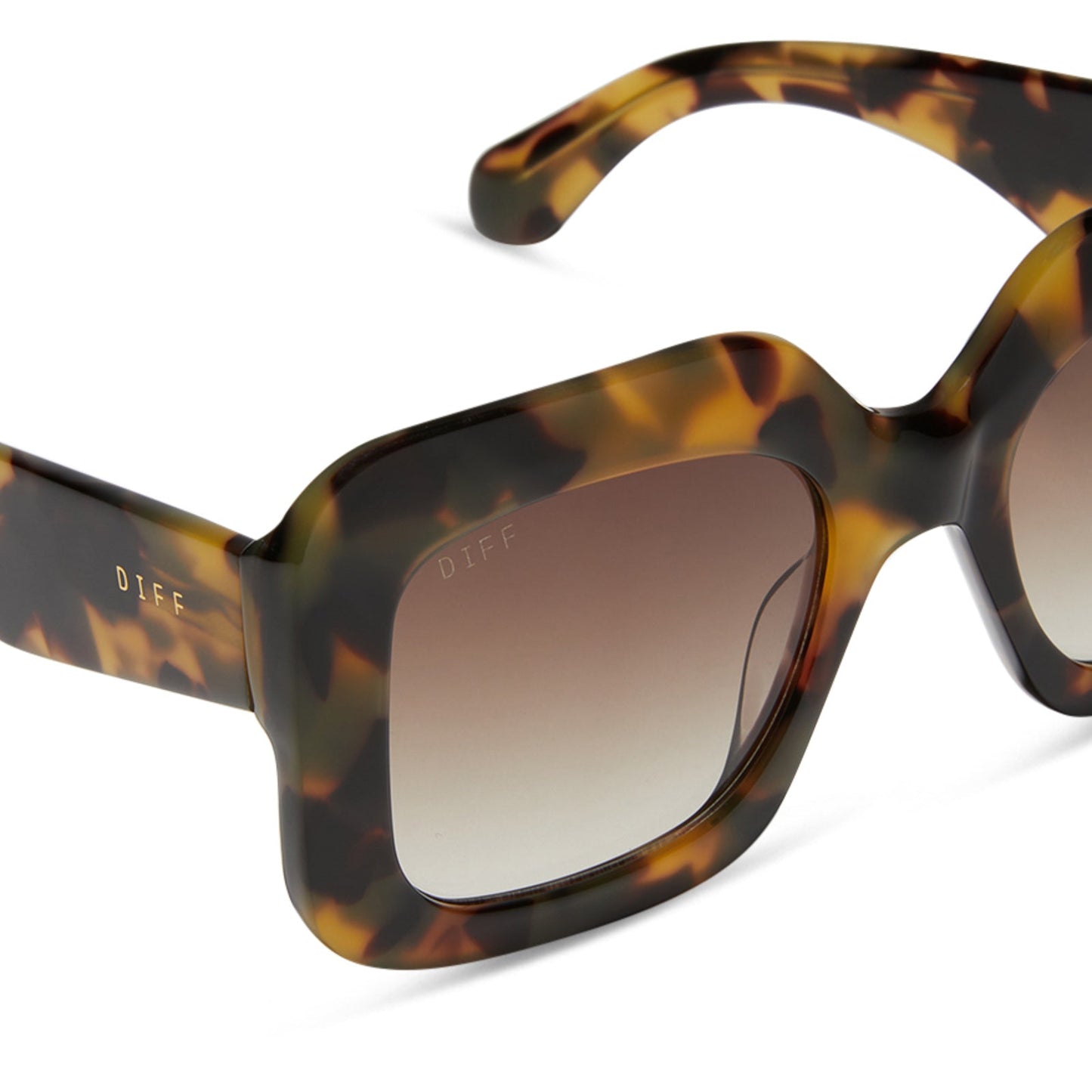 GIADA - BROWN KOMBU + BROWN GRADIENT + POLARIZED SUNGLASSES