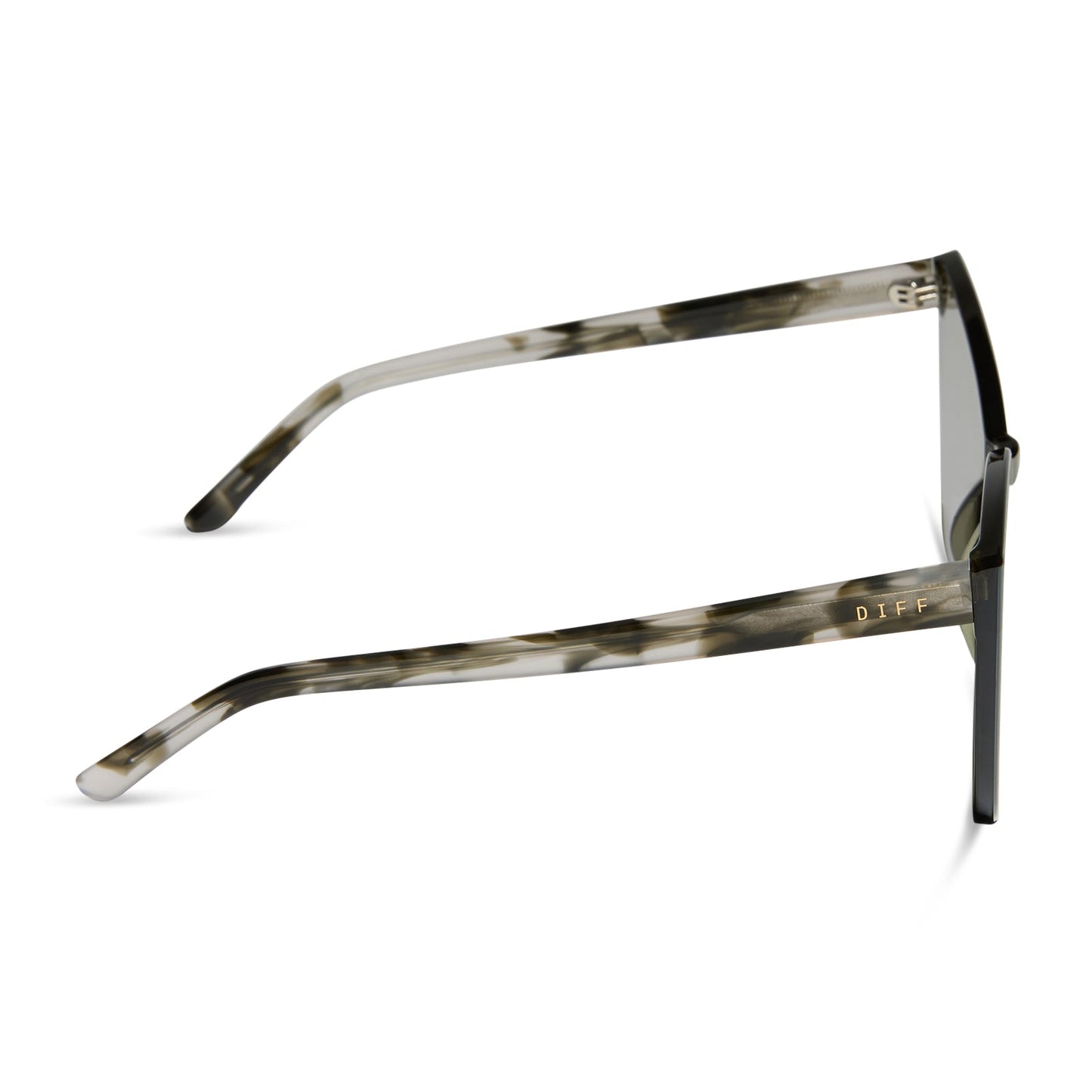 GOLDIE - KOMBU + MOSS MIRROR SUNGLASSES