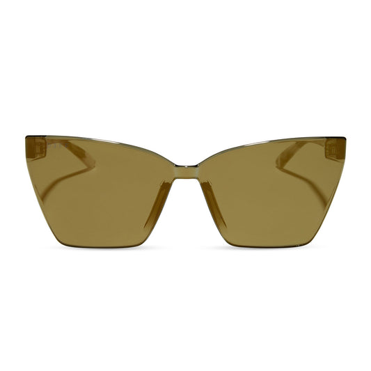 GOLDIE XS - KOMBU + MOSS MIRROR SUNGLASSES