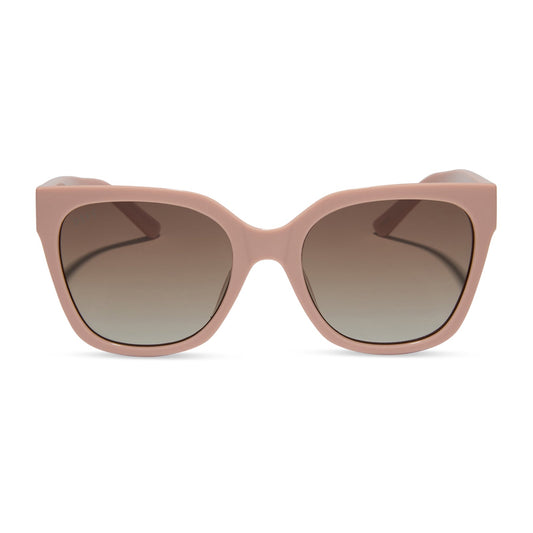 EMILY FAUVER - GOOSE + NUDE + BROWN GRADIENT + POLARIZED SUNGLASSES