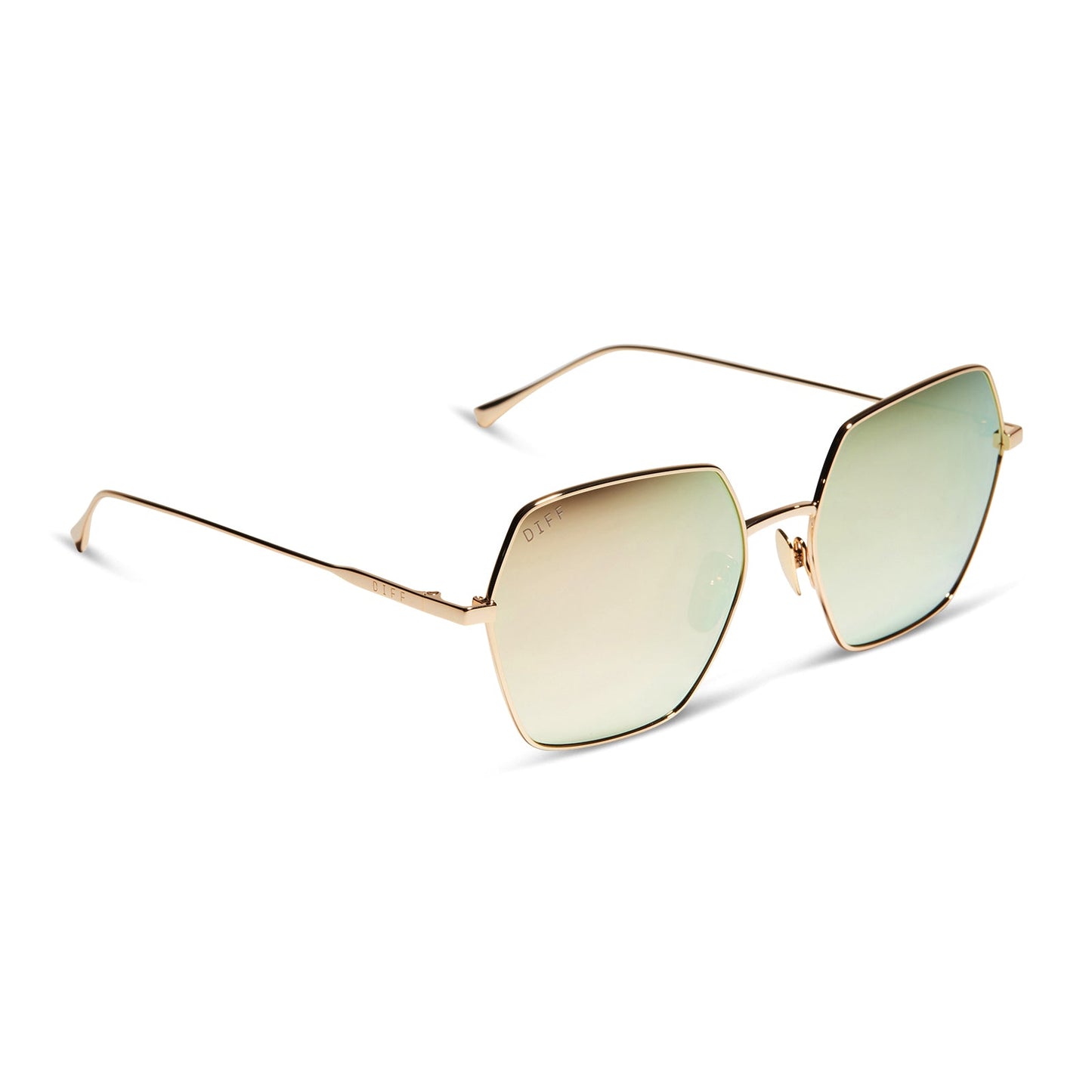 HARLOWE - GOLD + TAUPE FLASH SUNGLASSES