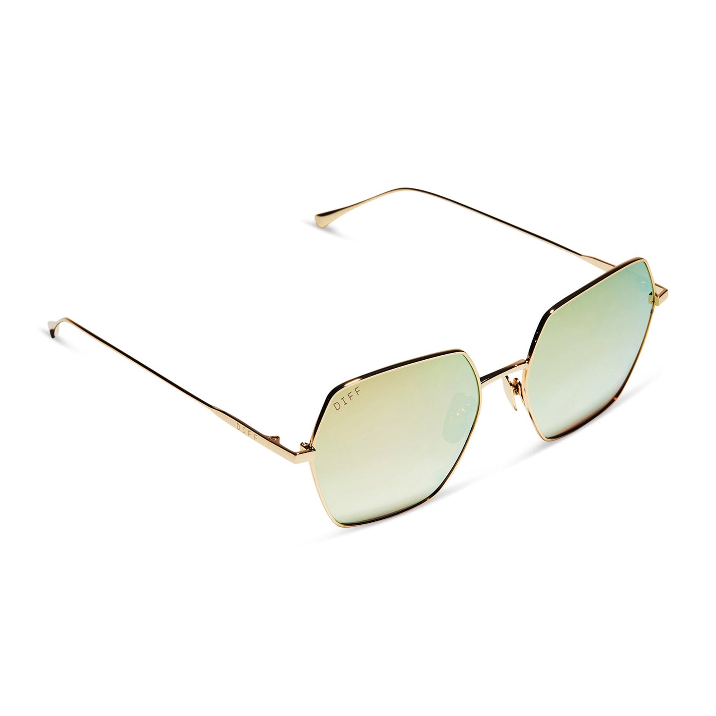 HARLOWE - GOLD + TAUPE FLASH SUNGLASSES