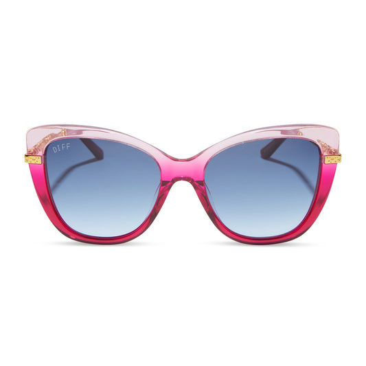 HERMIONE GRANGER™ 2.0 - OMBRÉ PINK + BLUE BELL GRADIENT SUNGLASSES