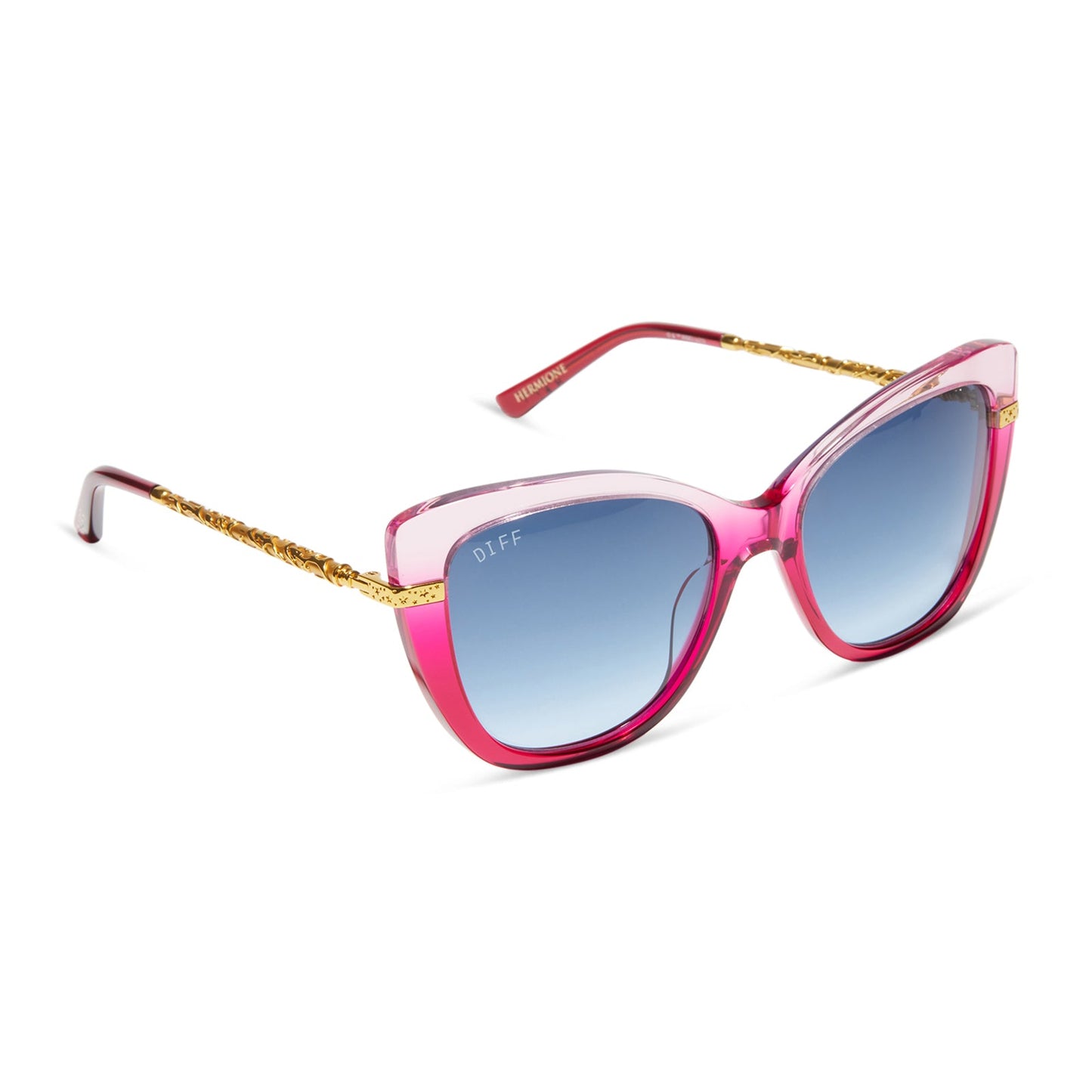 HERMIONE GRANGER™ 2.0 - OMBRÉ PINK + BLUE BELL GRADIENT SUNGLASSES