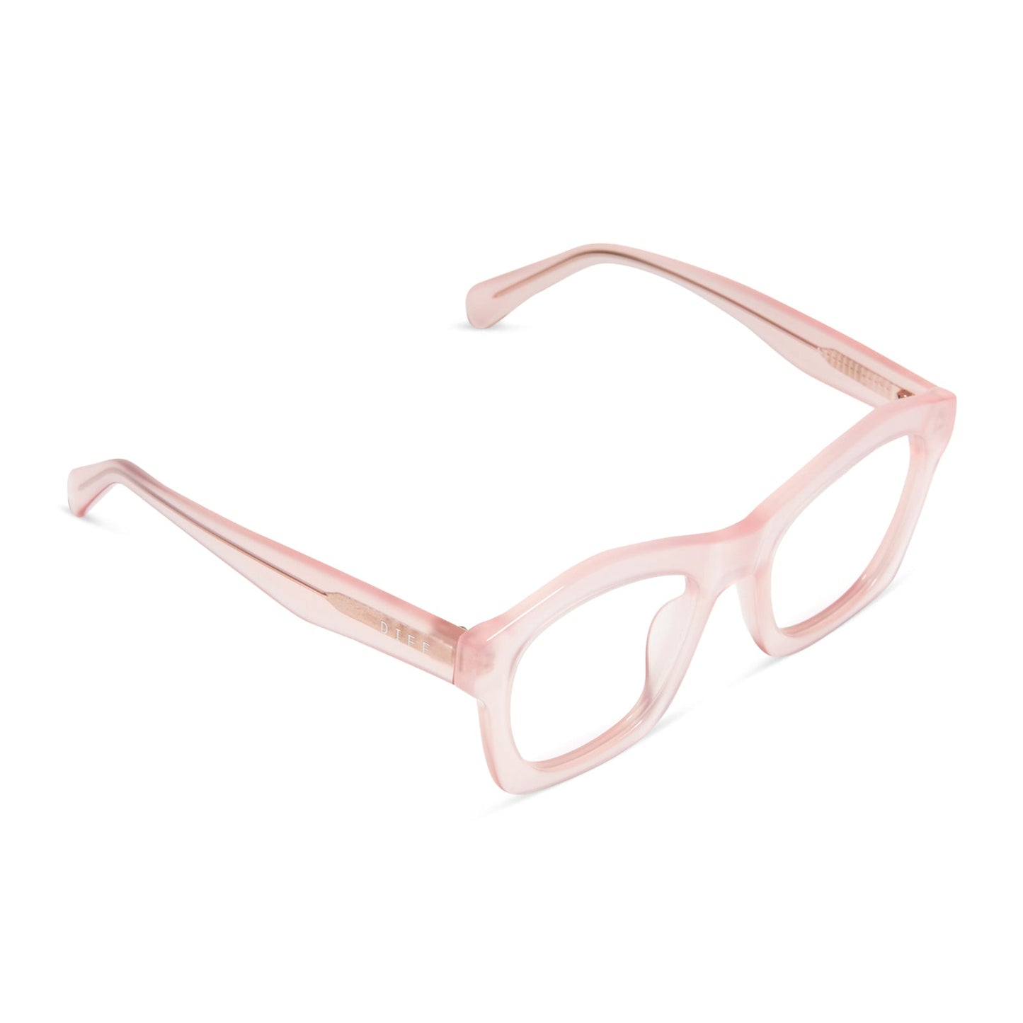 HAYDEN - ROSE TEA PINK + PRESCRIPTION GLASSES