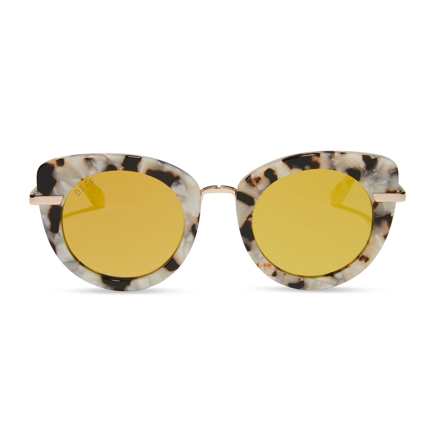 HEDWIG™️ - GOLD MARBLED + GOLD SUNGLASSES