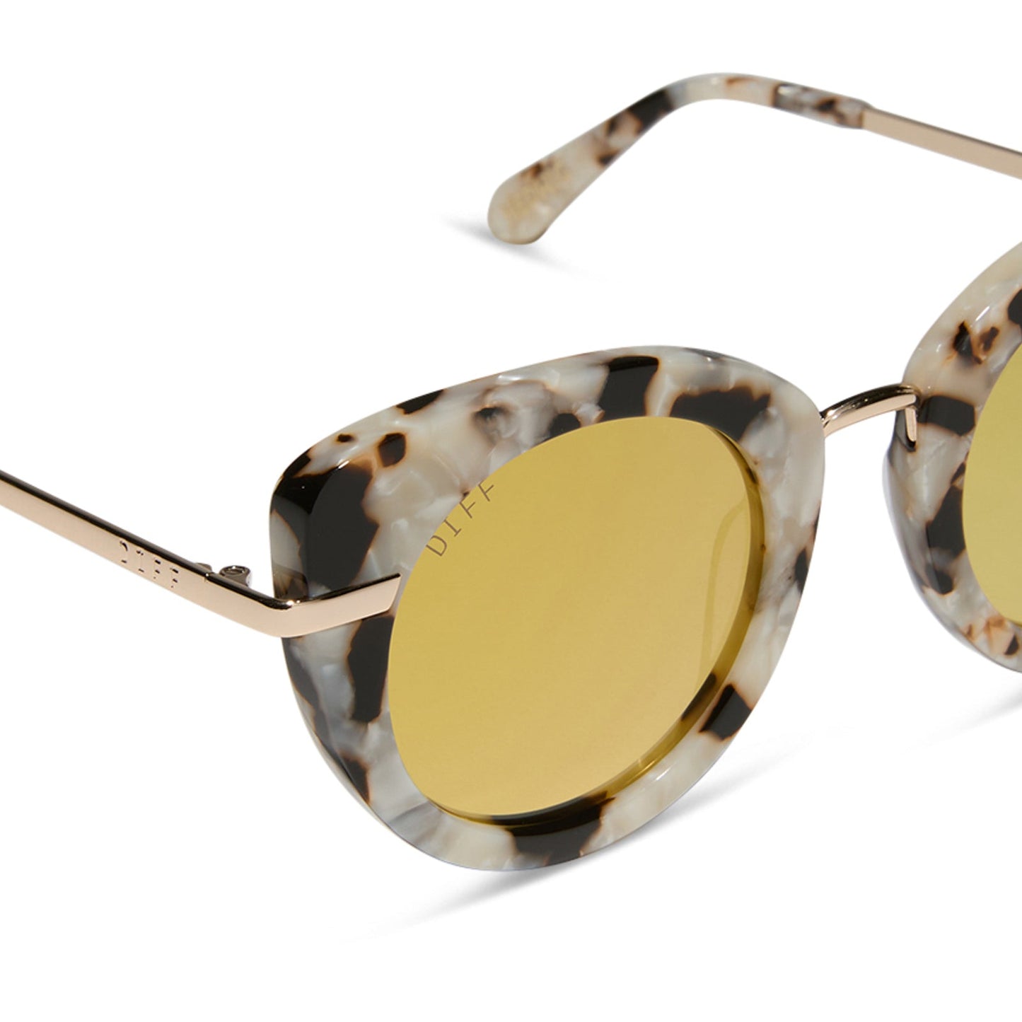 HEDWIG™️ - GOLD MARBLED + GOLD SUNGLASSES