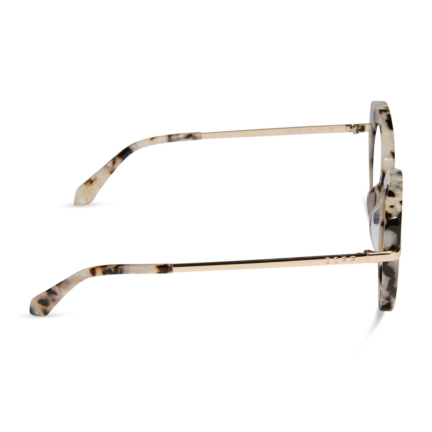 HEDWIG™️ - GOLD MARBLED + PRESCRIPTION GLASSES