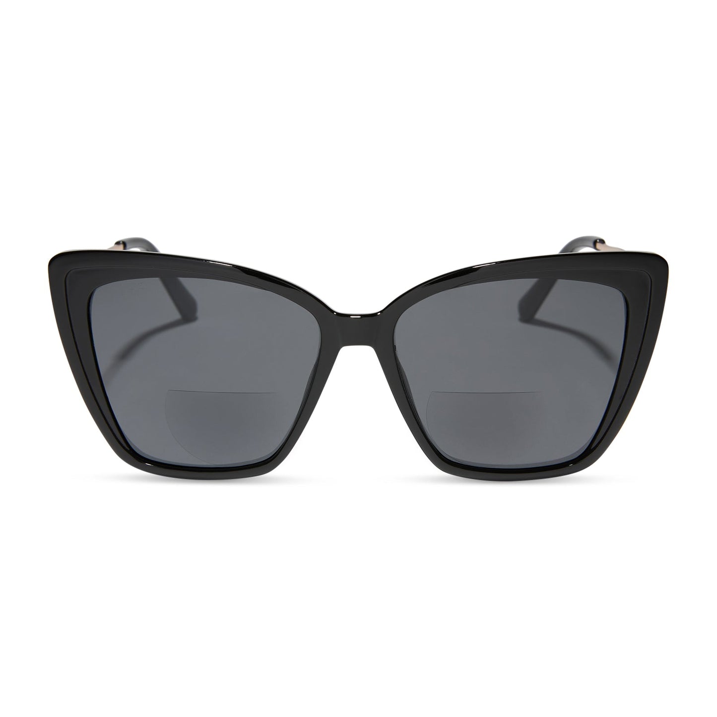 HEIDI - BLACK + GREY SUNGLASS READERS