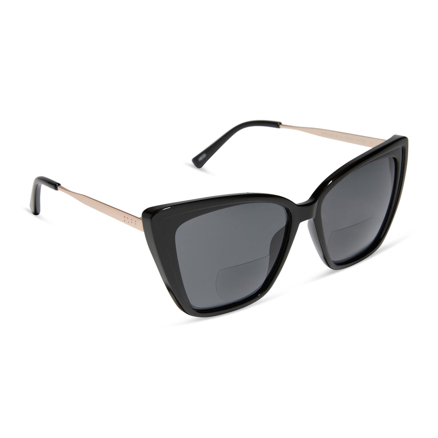 HEIDI - BLACK + GREY SUNGLASS READERS