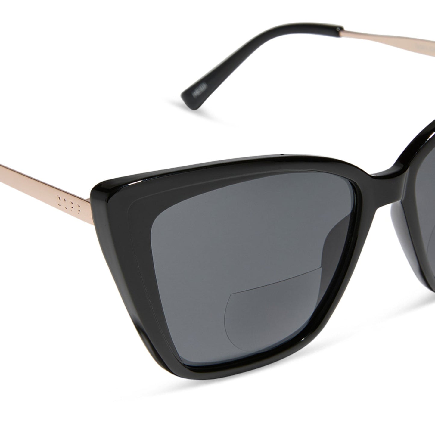 HEIDI - BLACK + GREY SUNGLASS READERS