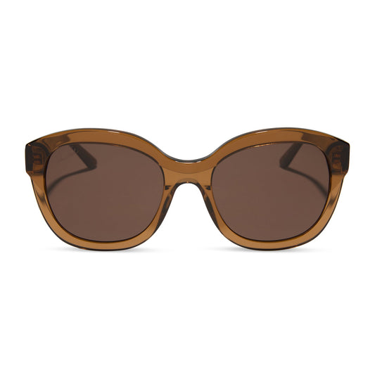 PATRICIA NASH - HUTTON + HAZELNUT + BROWN SUNGLASSES