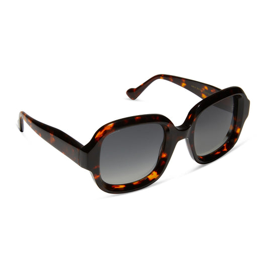 GISELE - RICH TORTOISE + GREY GRADIENT + POLARIZED SUNGLASSES