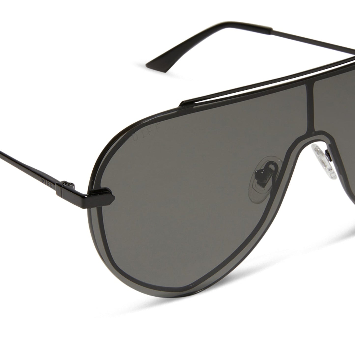 IMANI - BLACK + GREY SUNGLASSES