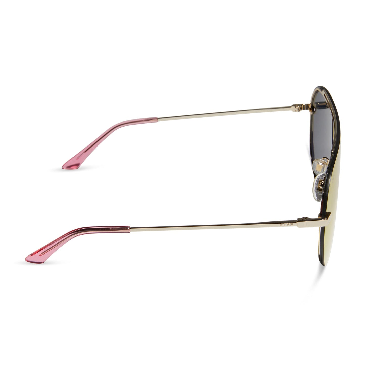 IMANI - GOLD + PINK RUSH MIRROR SUNGLASSES