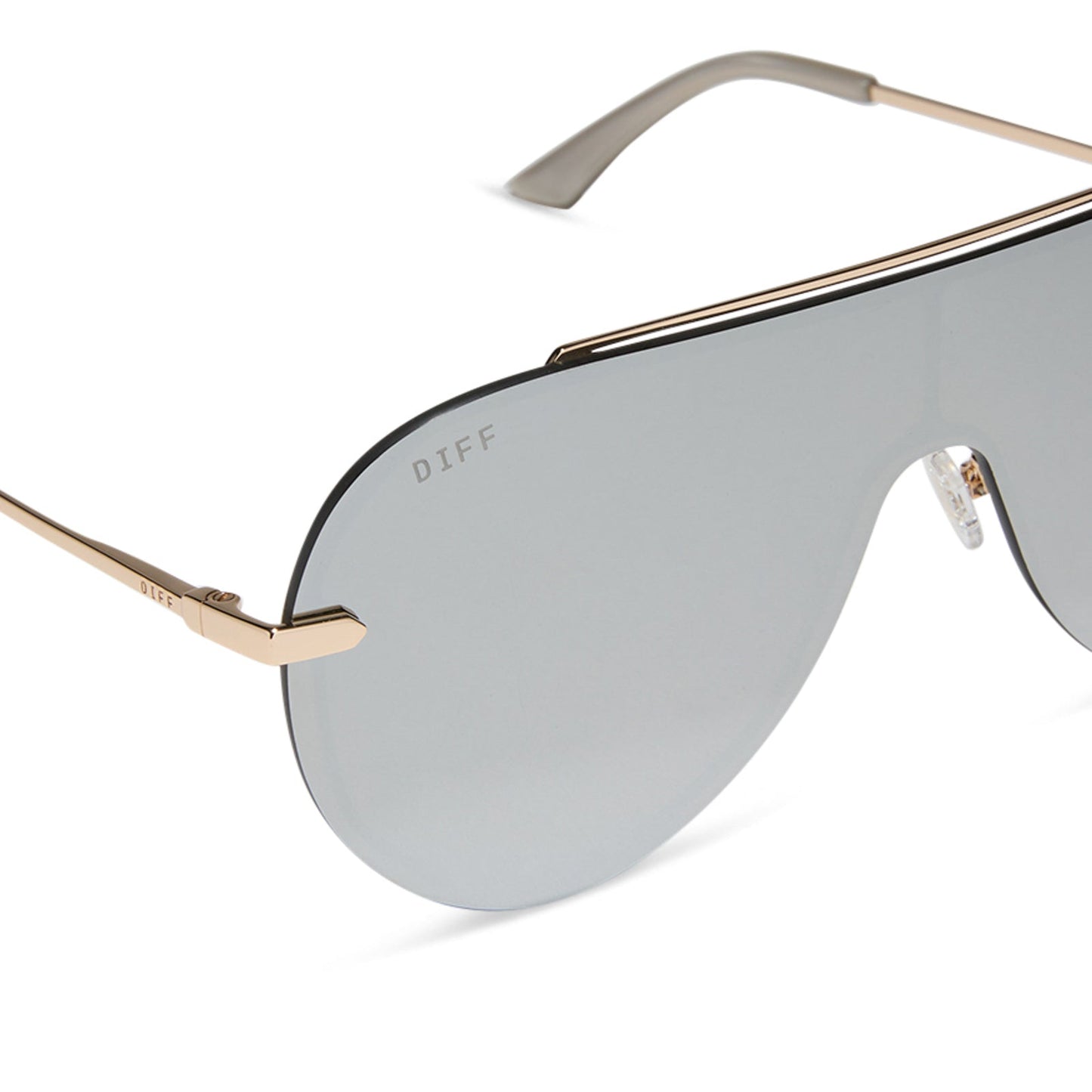 IMANI - GOLD + SILVER MIRROR SUNGLASSES