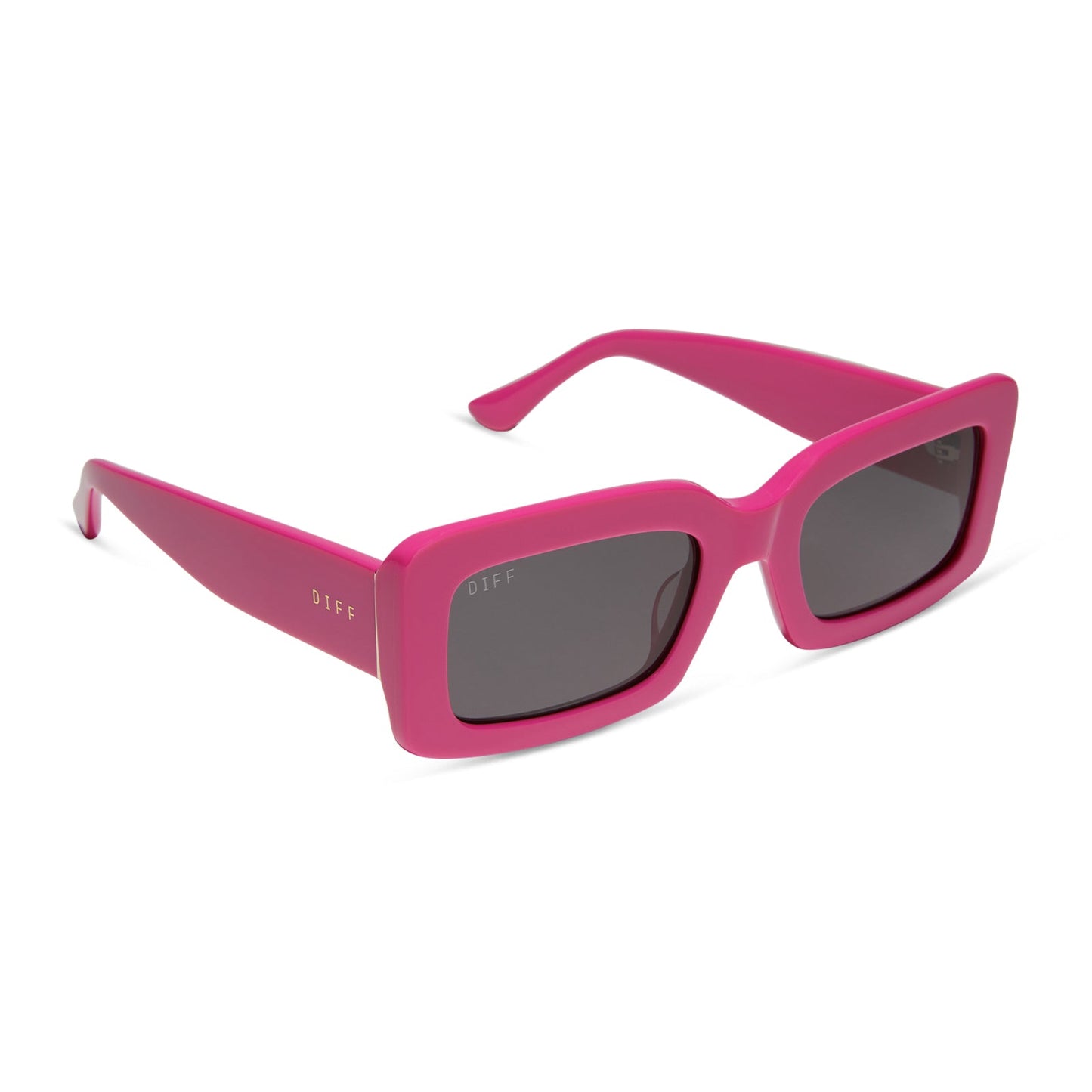 INDY - BRIGHT PINK + GREY SUNGLASSES