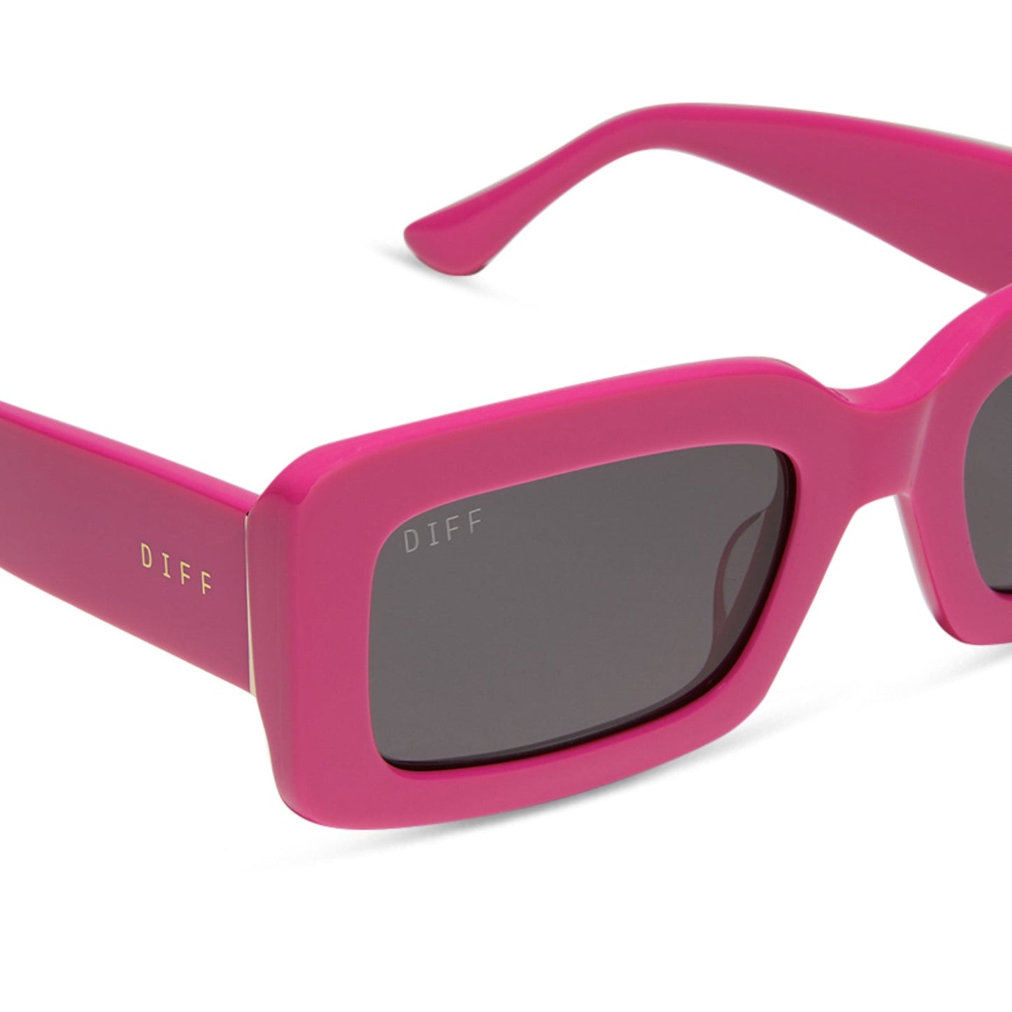 INDY - BRIGHT PINK + GREY SUNGLASSES