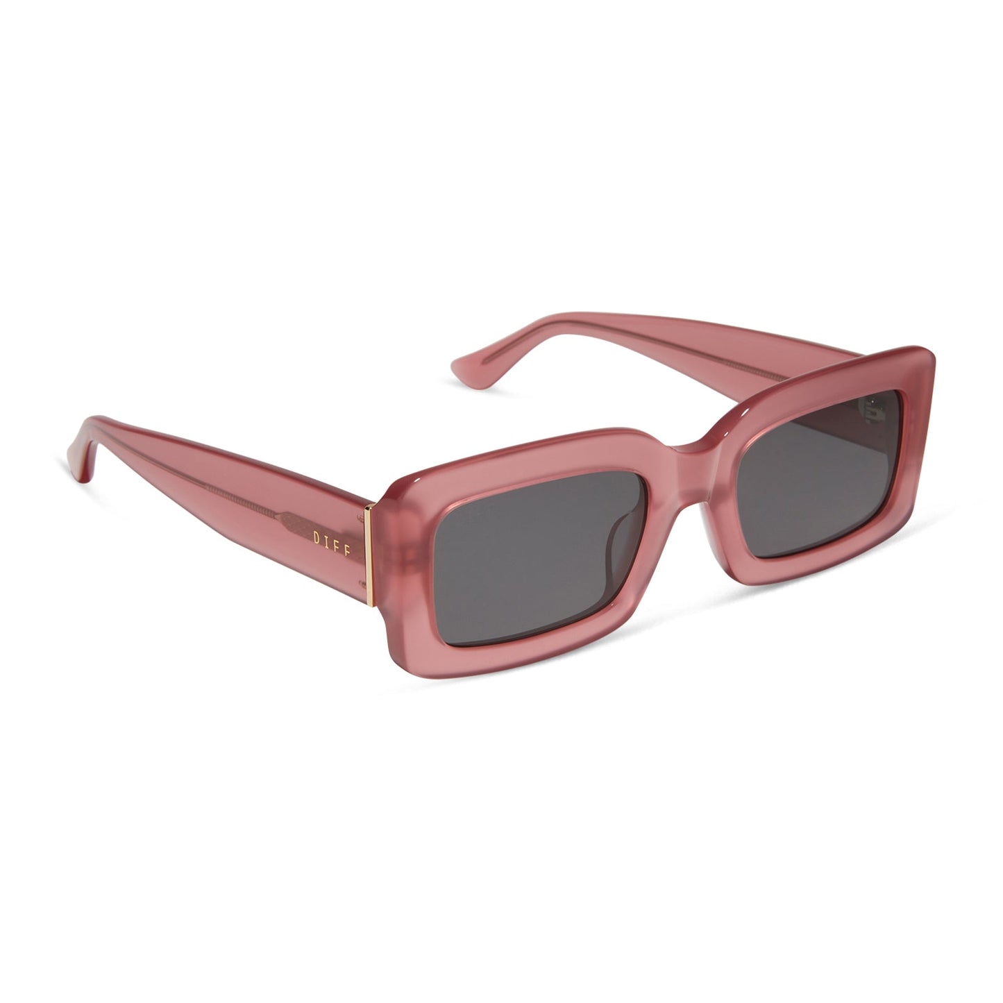 INDY - GUAVA + GREY SUNGLASSES