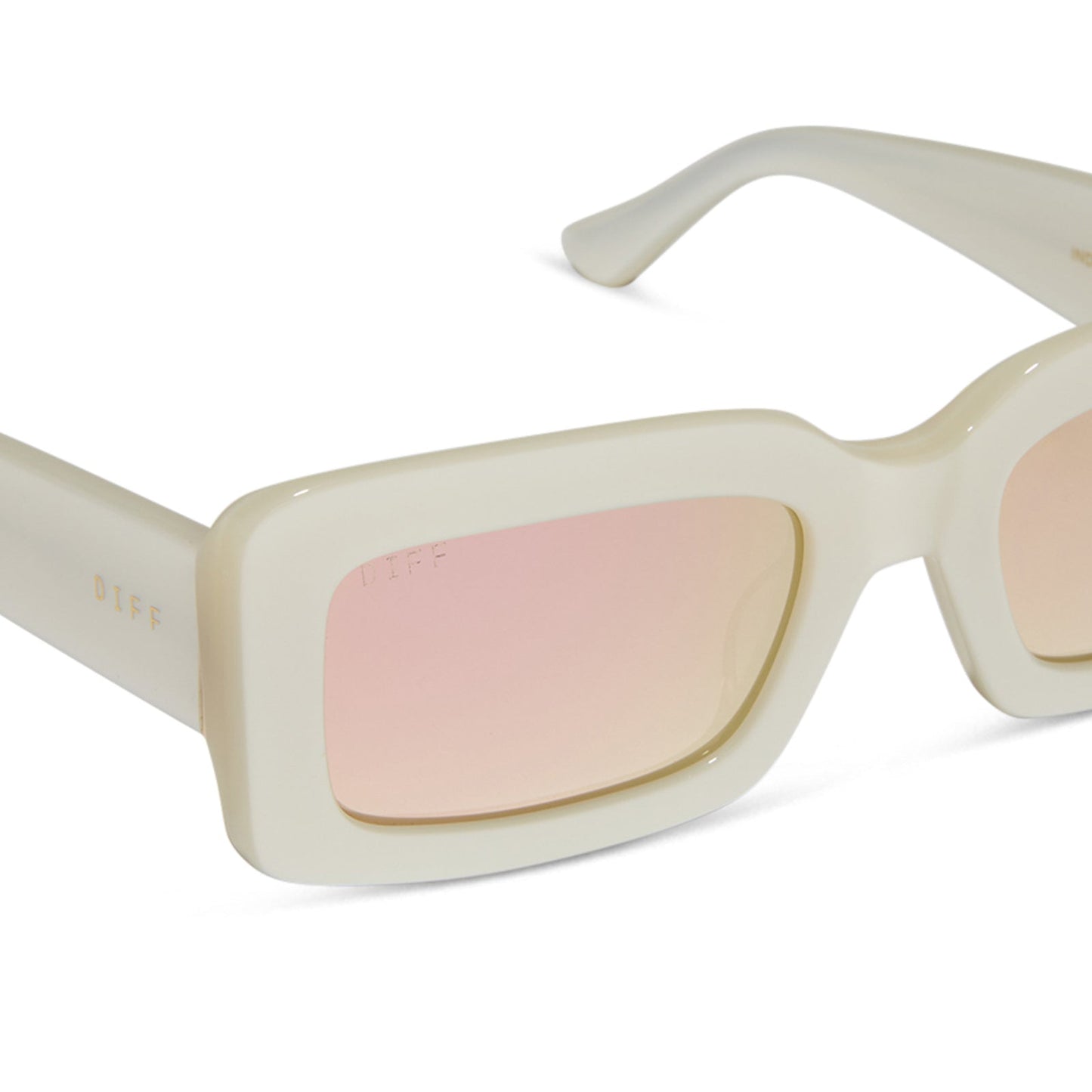 INDY - OPALINE + TAUPE MIRROR SUNGLASSES