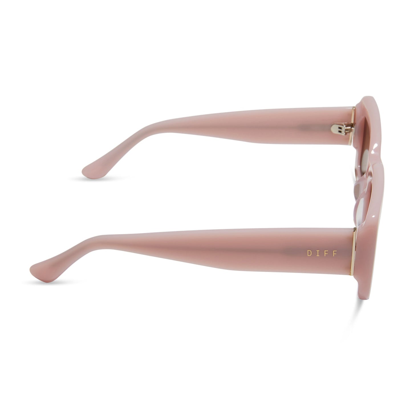 INDY - PINK VELVET + BROWN SUNGLASSES