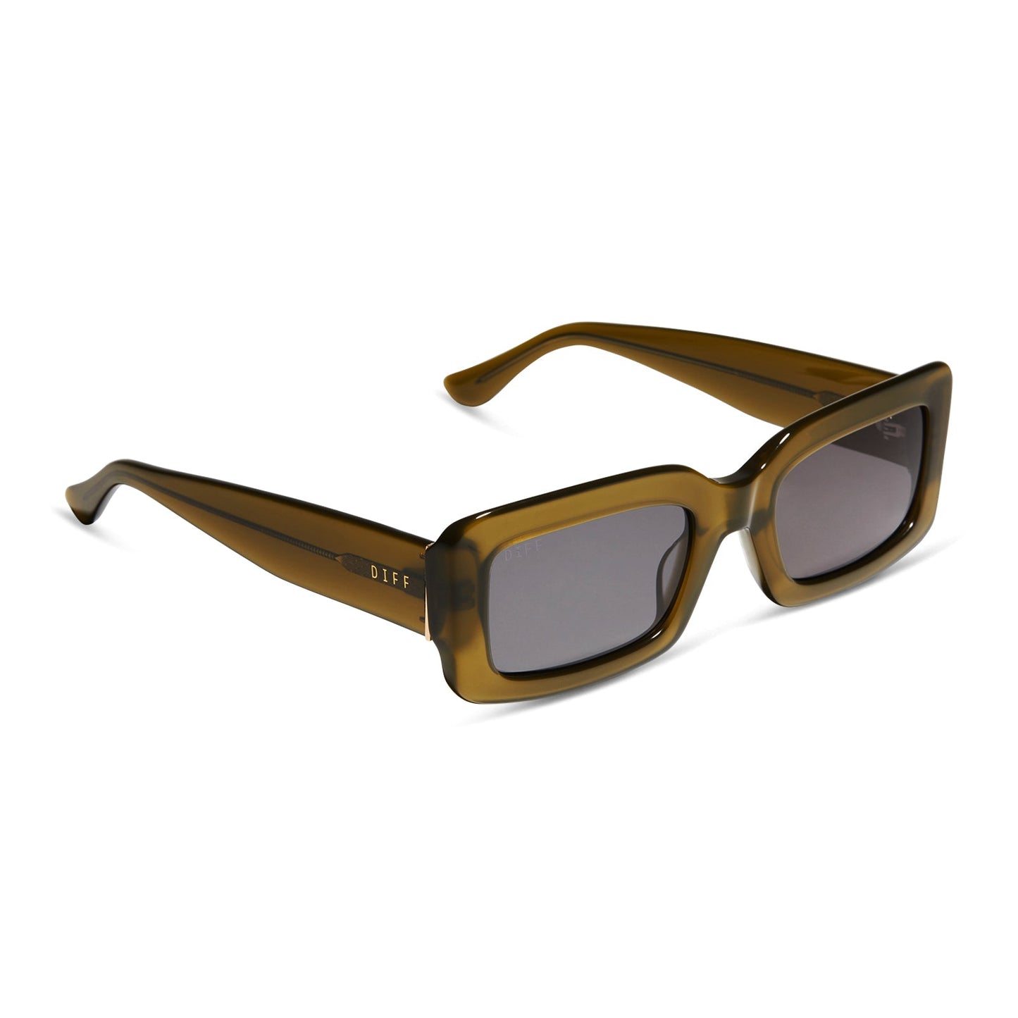 INDY - RICH OLIVE + GREY SUNGLASSES