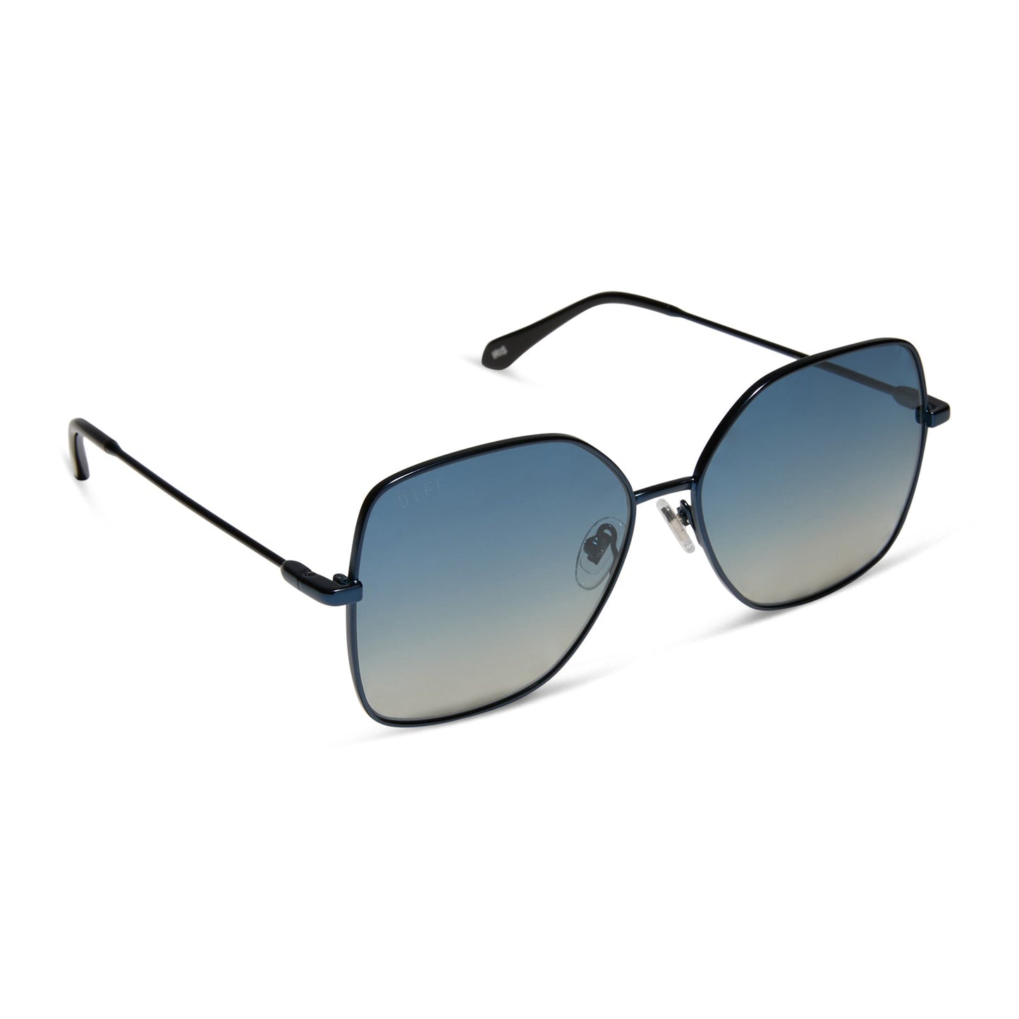 IRIS - DEEP NAVY METAL + AEGEAN BLUE FLASH + POLARIZED SUNGLASSES