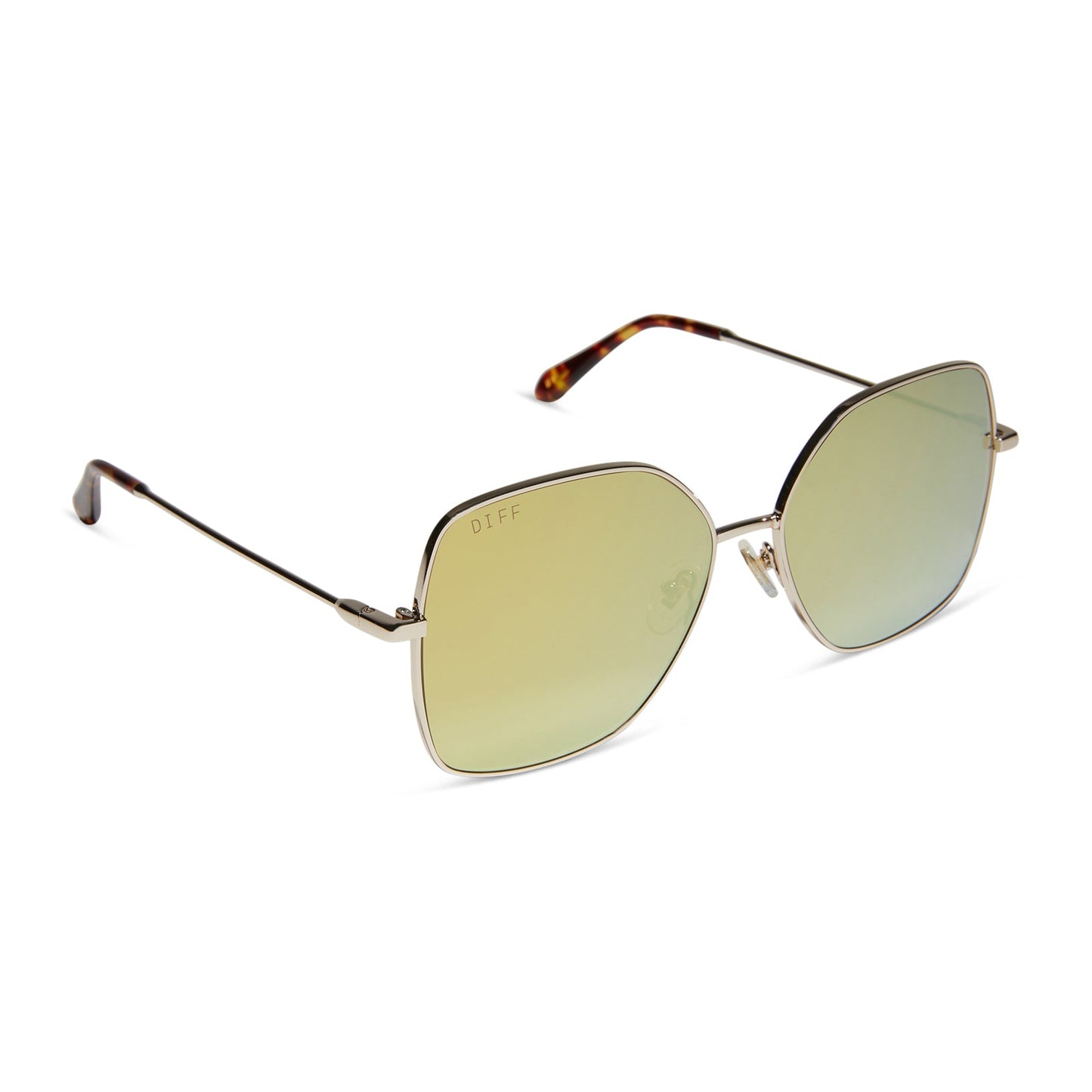 IRIS - GOLD + BRILLIANT GOLD MIRROR SUNGLASSES