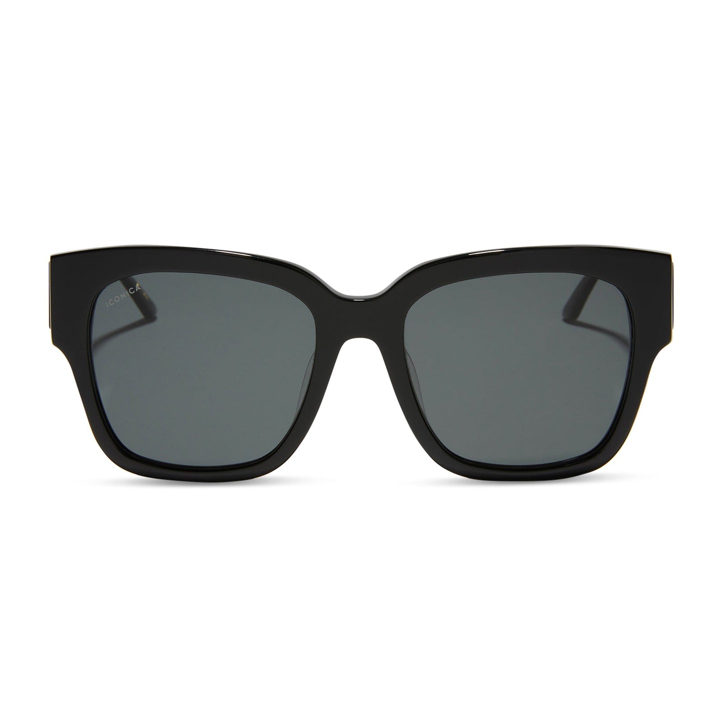 ISABELLA - BLACK + GREY POLARIZED SUNGLASSES