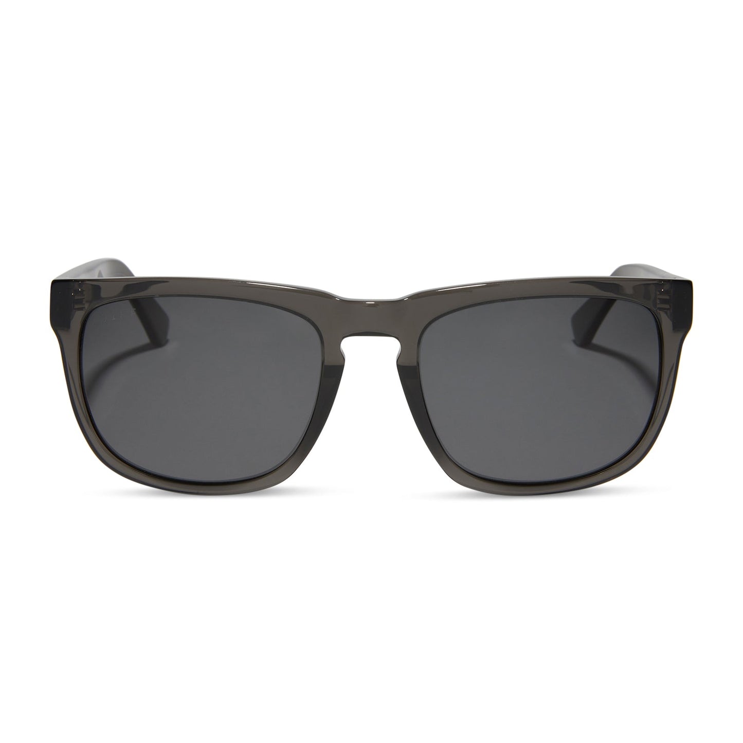 JAKE - BLACK SMOKE CRYSTAL + GREY + POLARIZED SUNGLASSES