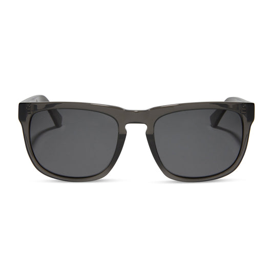 JAKE - BLACK SMOKE CRYSTAL + GREY + POLARIZED SUNGLASSES