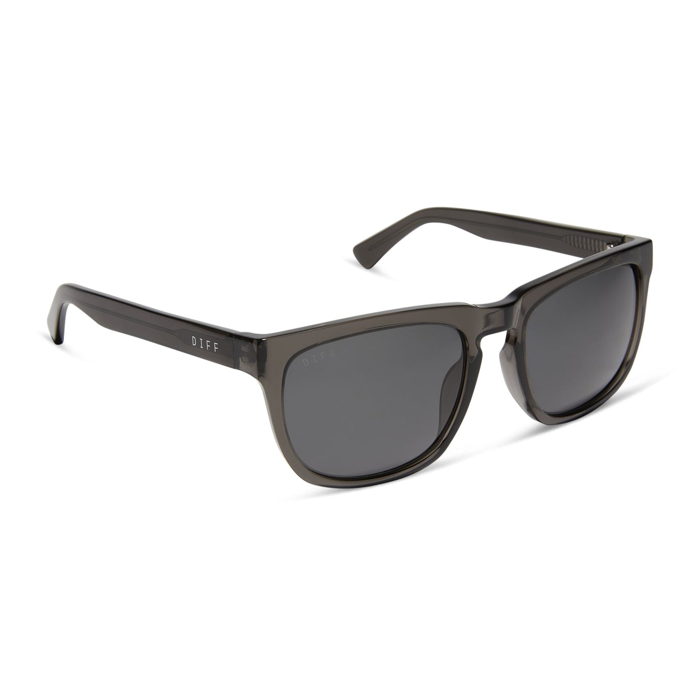 JAKE - BLACK SMOKE CRYSTAL + GREY + POLARIZED SUNGLASSES