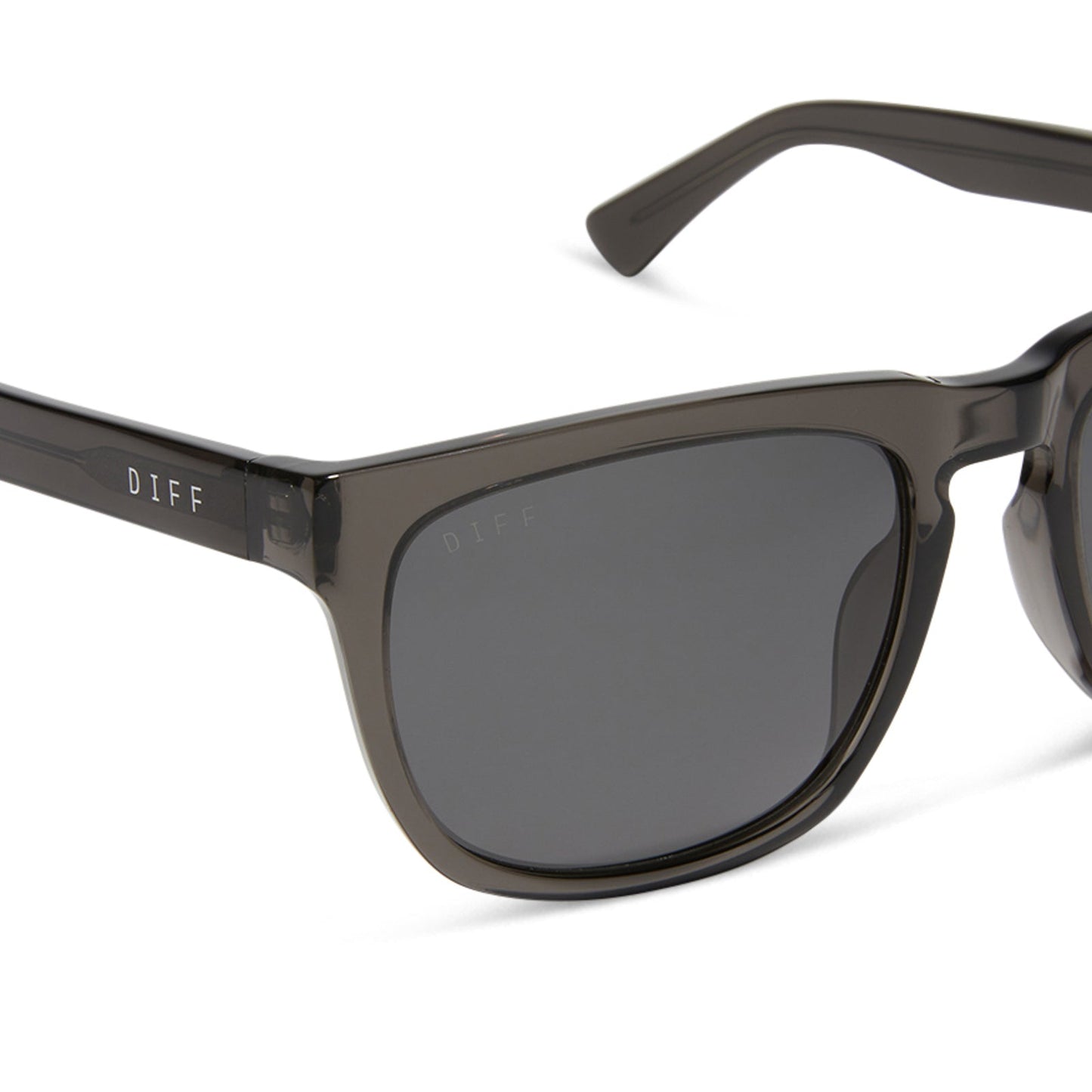 JAKE - BLACK SMOKE CRYSTAL + GREY + POLARIZED SUNGLASSES