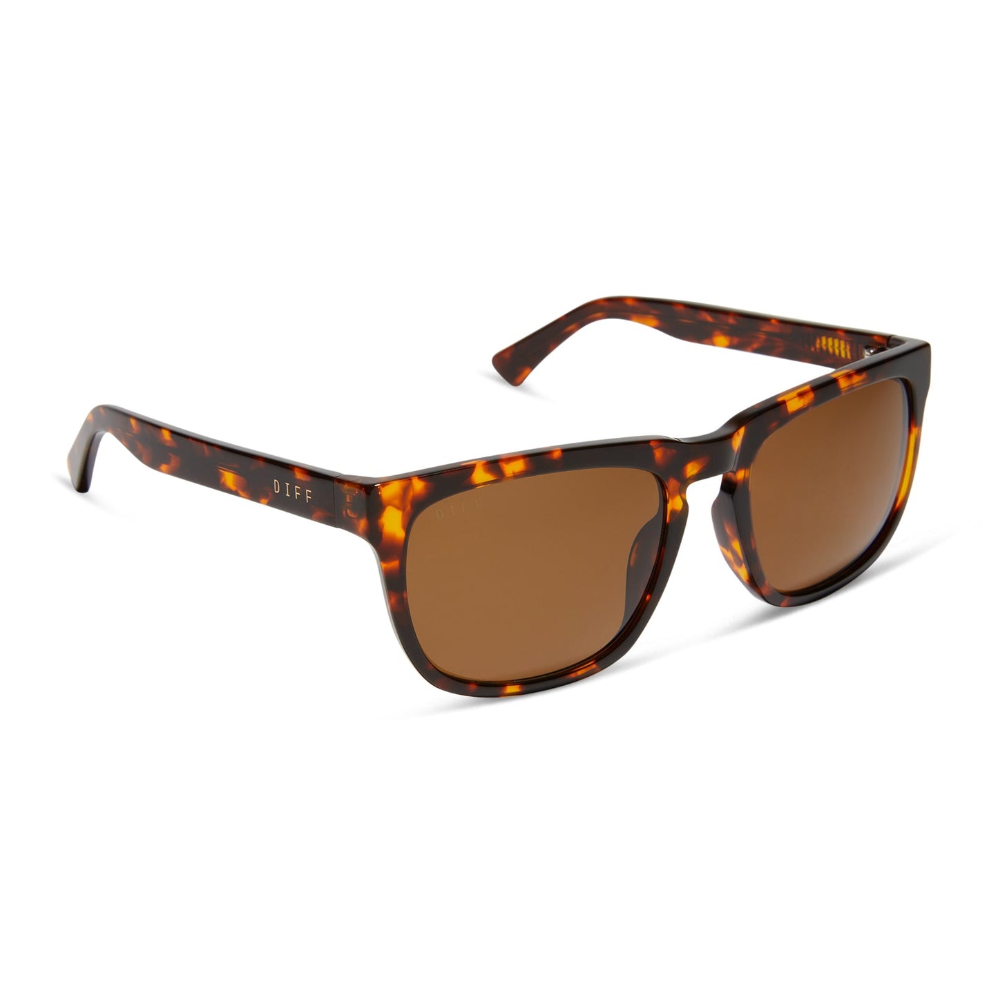 JAKE - RICH TORTOISE + BROWN + POLARIZED SUNGLASSES