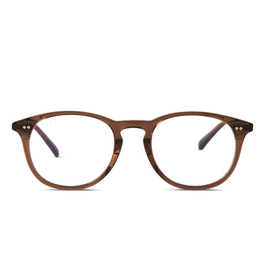 JAXSON - DEEP AMBER + PRESCRIPTION GLASSES