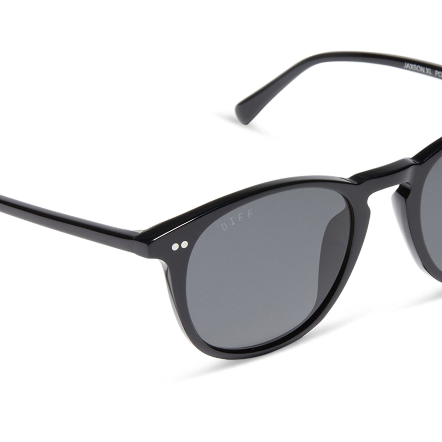 JAXSON XL - BLACK + GREY POLARIZED SUNGLASSES